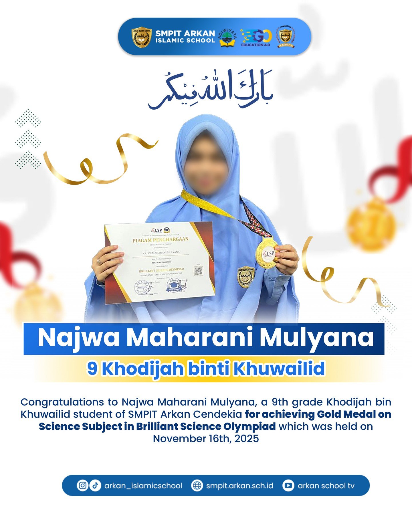 #SMPITArkanCendekia #ArkanCendekiaJourney #ArkanCendekiaVibes #WelcomeToArkan #ArkanCendekiaProud #IslamicSchool #SekolahIslamBekasi #CendekiaGeneration #FunWithArkan #ArkanStudents #sekolahsunnah #sekolahsunnahbekasi #BelajarMenyenangkan #ProudToBeArkan #ArkanInAction #ArkanCendekiaFamily #GrowingWithArkan