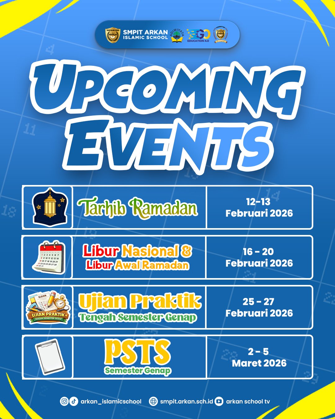 #SMPITArkanCendekia #ArkanCendekiaJourney #ArkanCendekiaVibes #WelcomeToArkan #ArkanCendekiaProud #IslamicSchool #SekolahIslamBekasi #CendekiaGeneration #FunWithArkan #ArkanStudents #sekolahsunnah #sekolahsunnahbekasi #BelajarMenyenangkan #ProudToBeArkan #ArkanInAction #ArkanCendekiaFamily #GrowingWithArkan